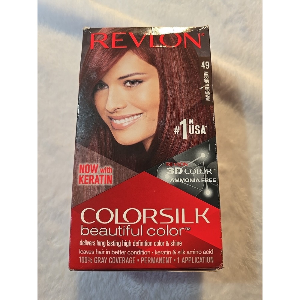Revlon‎ Colorsilk Beautiful Permanent Color #49 Auburn Brown